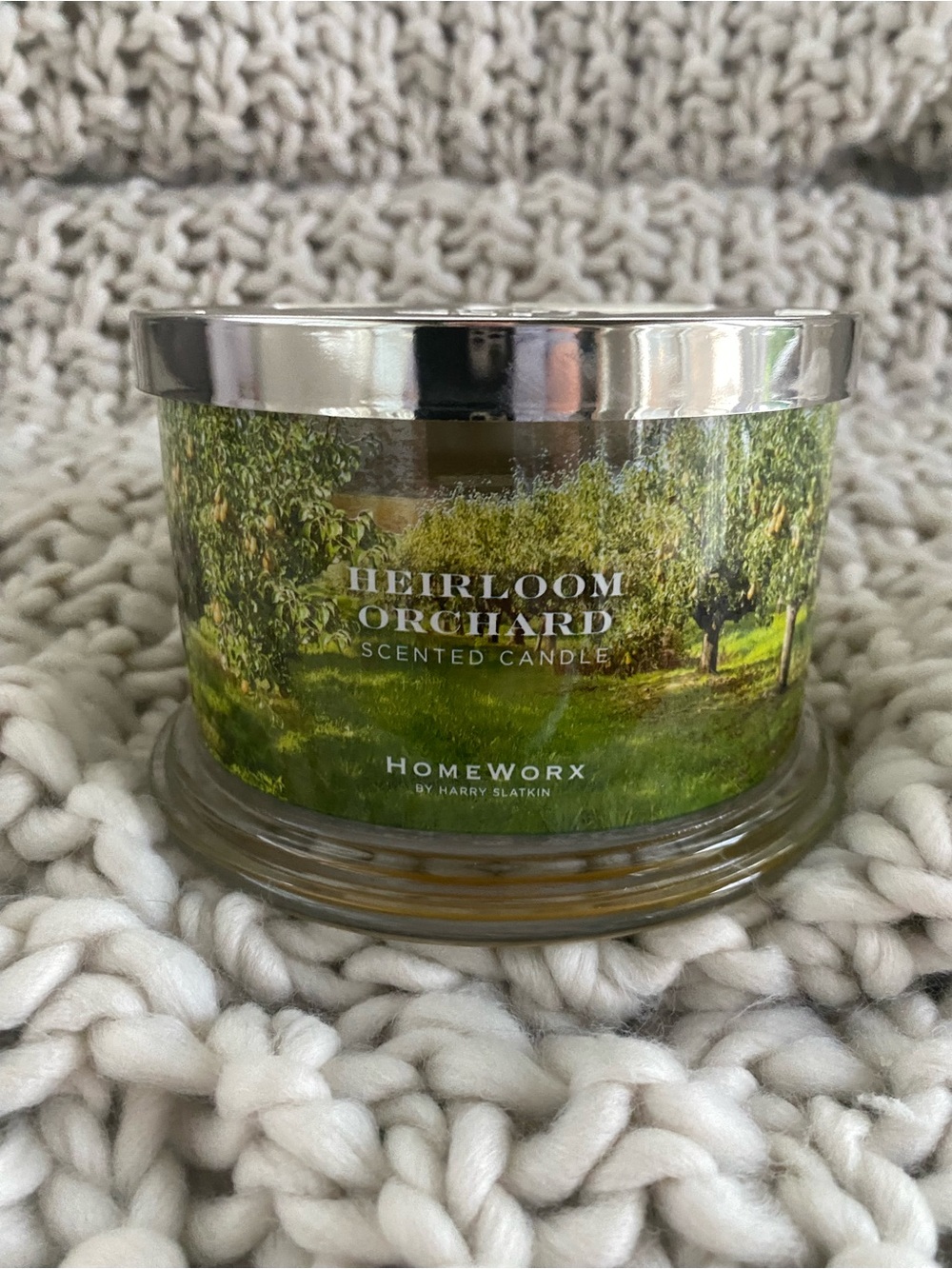 Heirloom Orchard Scented Candle by HomeWorx — Green